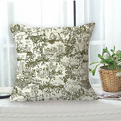 

Simple Double Side Cushion Cover 1PC Soft Throw Pillow Cover Cushion Case Pillowcase for Sofa Bedroom Livingroom Superior Quality Machine Washable Outdoor Cushion for Sofa Couch Bed Chair