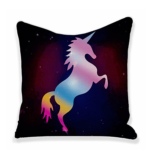 

Unicorn Double Side Cushion Cover 1PC Soft Decorative Square Throw Pillow Cover Cushion Case Pillowcase for Bedroom Livingroom Superior Quality Machine Washable Outdoor Cushion for Sofa Couch Bed Chair