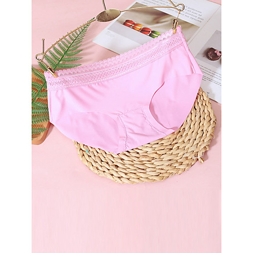 

Women's Basic Brief Micro-elastic Low Waist 1 PC Light Blue M
