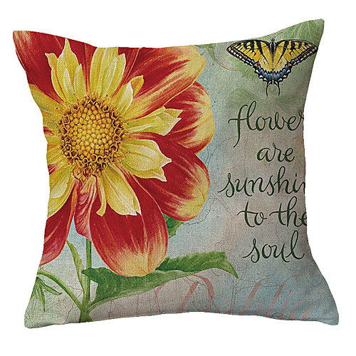 

Double Side Cushion Cover 1PC Faux Linen Soft Decorative Square Throw Pillow Cover Cushion Case Pillowcase for Sofa Bedroom Superior Quality Machine Washable