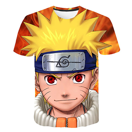 

Inspired by Naruto Anime Cartoon 100% Polyester 3D 3D Harajuku Graphic T-shirt For Women's / Men's