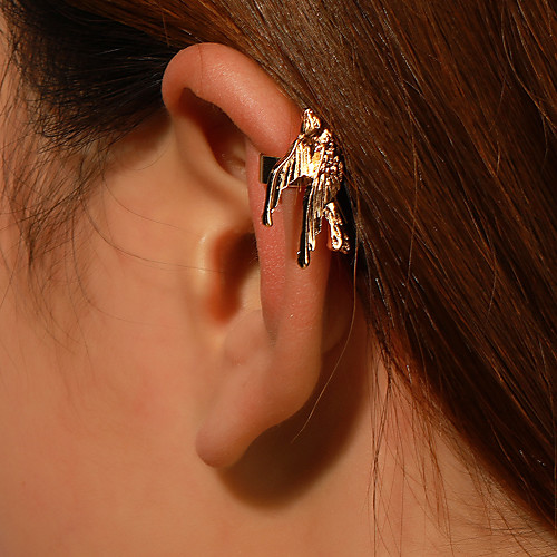 

Ear Cuff Vintage Style Bird Stylish Vintage Punk European Trendy Earrings Jewelry Silver / Gold / White For Party Evening Street Date Birthday Festival