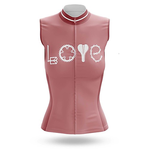 

21Grams Women's Sleeveless Cycling Vest Summer Spandex Pink Bike Top Mountain Bike MTB Road Bike Cycling Sports Clothing Apparel / Stretchy / Athleisure