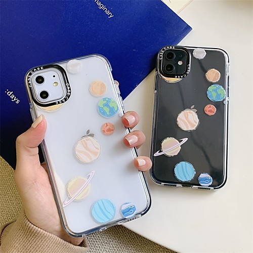 

Phone Case For Apple Back Cover iPhone 12 Pro Max 11 SE 2020 X XR XS Max 8 7 6 Shockproof Dustproof Transparent Geometric Pattern TPU