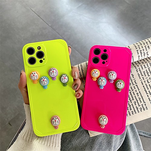 

Phone Case For Apple Back Cover iPhone 12 Pro Max 11 SE 2020 X XR XS Max 8 7 Shockproof Dustproof 3D Cartoon TPU