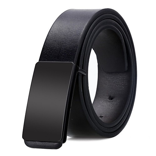 

Men's Wide Belt Office / Career Daily Wear As the Picture Belt Solid Color