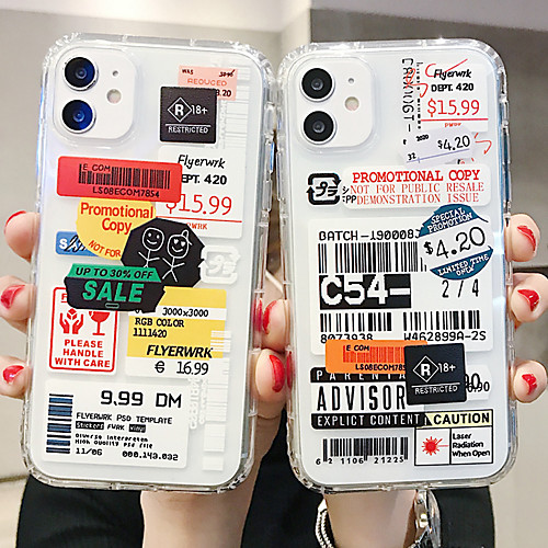 

Phone Case For Apple Back Cover iPhone 12 Pro Max 11 SE 2020 X XR XS Max 8 7 Shockproof Dustproof Graphic TPU