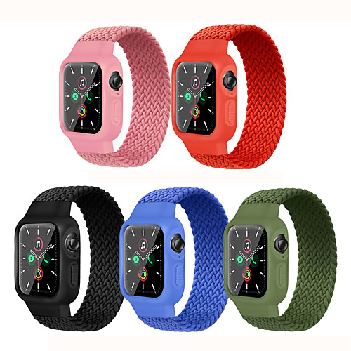 

Smart Watch Band for Apple iWatch 1 pcs Elastic band Fabric Replacement Wrist Strap for Apple Watch Series SE / 6/5/4/3/2/1