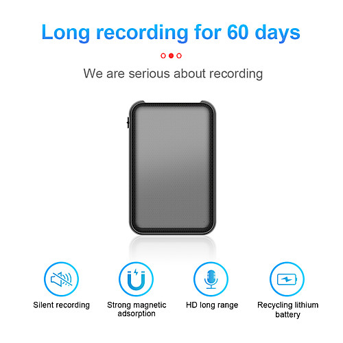 

Digital Voice Recorder LITBest Q75 32GB Portable Digital Voice Recorder Recording MP3 Player Rechargeable for Traveling Meeting