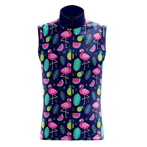 

21Grams Women's Sleeveless Cycling Jersey Summer Spandex Dark Blue Fruit Animal Bike Top Mountain Bike MTB Road Bike Cycling Quick Dry Moisture Wicking Sports Clothing Apparel / Stretchy / Athleisure