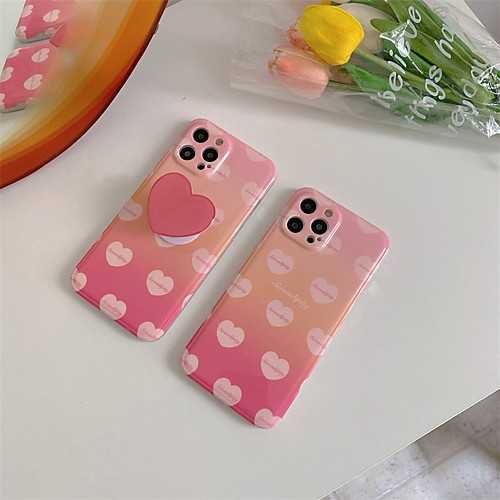 

Phone Case For Apple Back Cover iPhone 12 Pro Max 11 SE 2020 X XR XS Max 8 7 Shockproof Dustproof Heart TPU