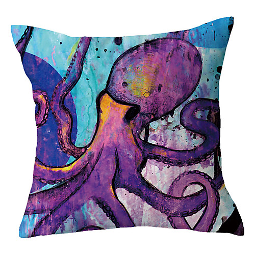

Octopus Double Side Cushion Cover 1PC Soft Throw Pillow Cover Cushion Case Pillowcase for Sofa Bedroom Livingroom Superior Quality Machine Washable Outdoor Cushion for Sofa Couch Bed Chair