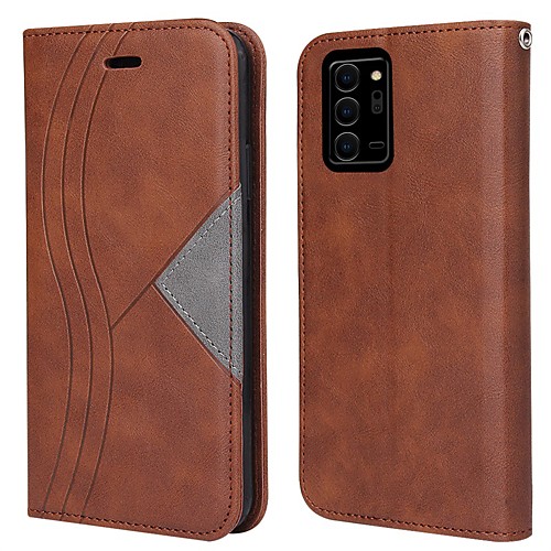 

Wallet Leather Phone Case For Samsung Galaxy S21 Ultra S21 Plus S20 Note 20 Ultra A72 A52 A42 A32 A71 A51 A41 A21 Magnetic Flip Folio Full Body Protective Cover with Card Slots Kickstand