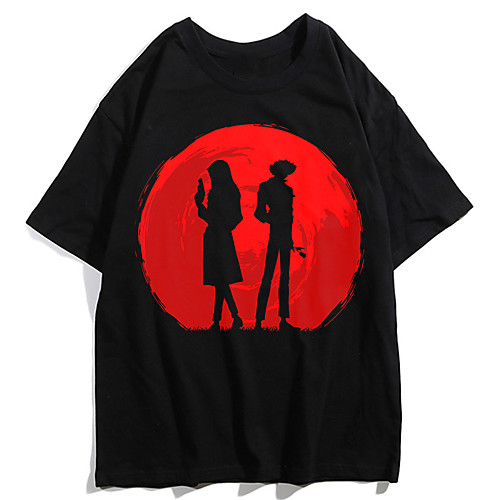 

Inspired by Cowboy Bebop Cosplay Anime Cartoon Polyester / Cotton Blend Print Harajuku Graphic Kawaii T shirt For Women's / Men's