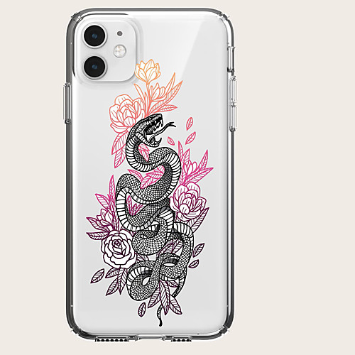 

Phone Case For Apple Back Cover iPhone 12 Pro Max 11 SE 2020 X XR XS Max 8 7 Shockproof Dustproof Flower TPU
