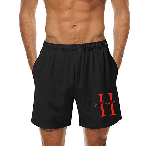 

Men's Casual / Sporty Chino Chinos Shorts Pants Graphic Black