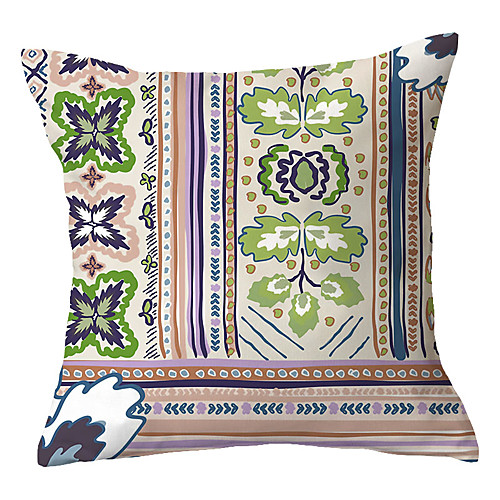 

Floral Double Side Cushion Cover 1PC Soft Decorative Square Throw Pillow Cover Cushion Case Pillowcase for Bedroom Livingroom Superior Quality Machine Washable Outdoor Cushion for Sofa Couch Bed Chair Garden Theme
