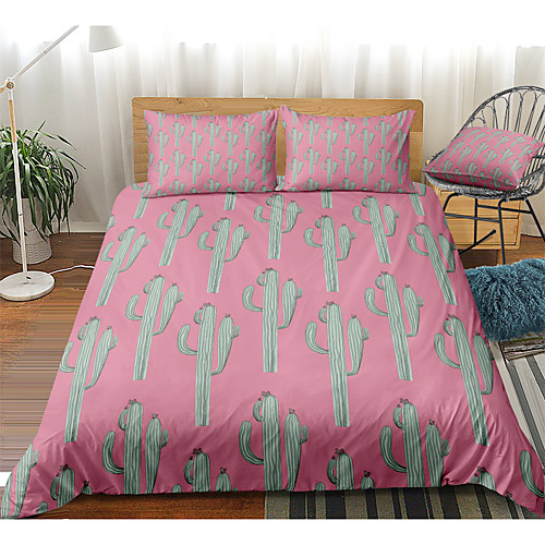 

Duvet Cover Sets 3 Piece Rayon / Polyester 3D Rainbow Reactive Print Bohemian Style
