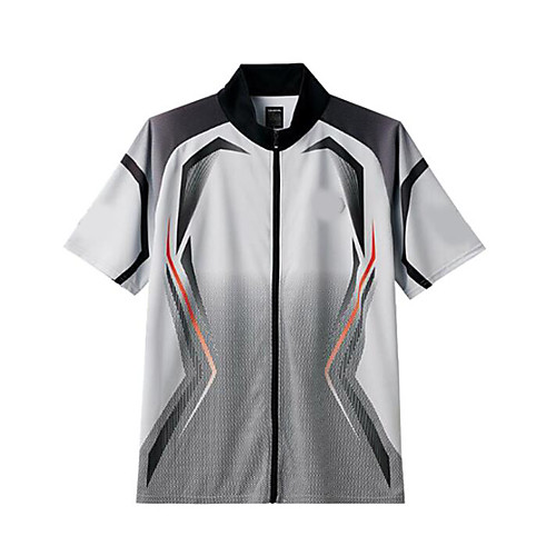 

CAWANFLY Men's Fishing Shirt Outdoor Quick Dry Waterproof Zipper Lightweight Breathable Sweat wicking Top Summer Athleisure Fishing Camping & Hiking Red / black Red black Black / Silver