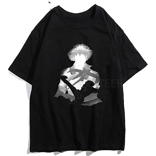 

Inspired by Cowboy Bebop Cosplay Anime Cartoon Polyester / Cotton Blend Print Harajuku Graphic Kawaii T shirt For Women's / Men's