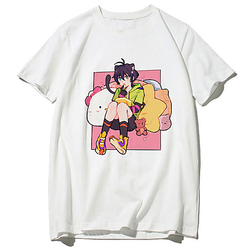 

Inspired by SK8 The Infinity Cosplay Anime Cartoon Polyester / Cotton Blend Print Harajuku Graphic Kawaii T-shirt For Women's / Men's