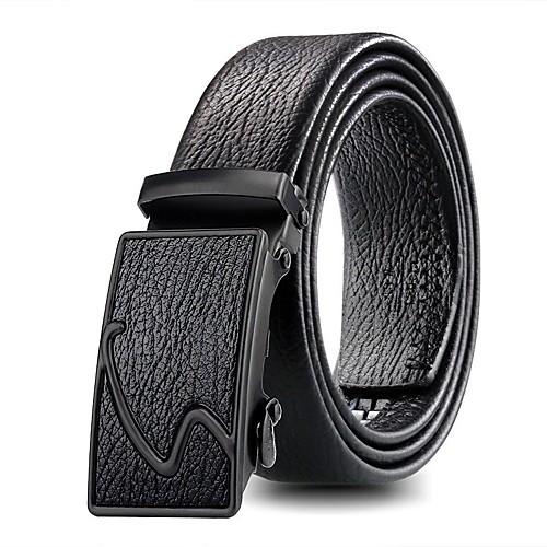 

Men's Wide Belt Office / Career Daily Wear As the Picture Belt Solid Color