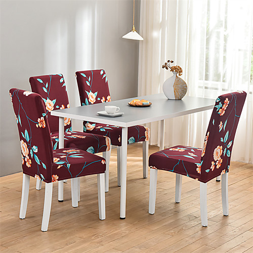 

Nordic Simple Style Household Elastic Cne-piece Chair Set Integrated Dining Table Chair Set Four Seasons