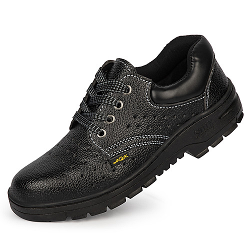 

Safety Work Boots Steel Toe Cap Trainers For Mens Sporty Office & Career PU Water Proof Non-slipping Booties Ankle Boots Summer Fall Spring