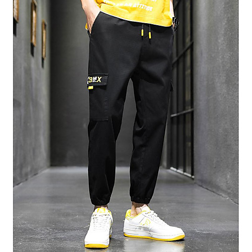 

Men's Cargo Casual / Sporty Chinos Tactical Cargo Pants Graphic Army Green Black Grey Khaki