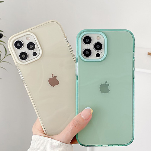 

Phone Case For Apple Back Cover iPhone 12 Pro Max 11 SE 2020 X XR XS Max 8 7 Shockproof Dustproof Transparent TPU