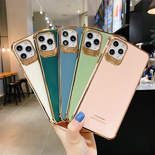 

Phone Case For Apple Back Cover iPhone 11 Pro Max SE 2020 X XR XS Max 8 7 6 Shockproof Dustproof Solid Colored TPU