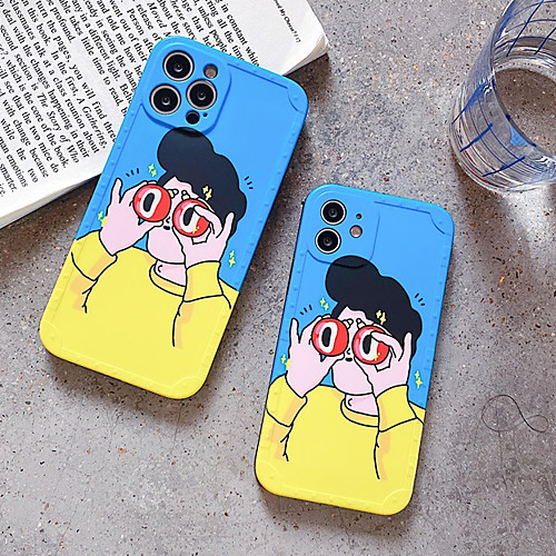 

Phone Case For Apple Back Cover iPhone 12 Pro Max 11 SE 2020 X XR XS Max 8 7 Shockproof Dustproof Graphic TPU