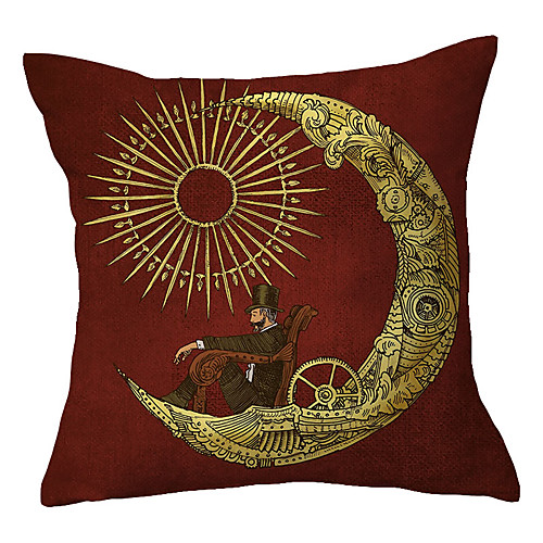 

Moon Sun Double Side Cushion Cover 1PC Soft Throw Pillow Cover Cushion Case Pillowcase for Sofa Bedroom Livingroom Superior Quality Machine Washable Outdoor Cushion for Sofa Couch Bed Chair