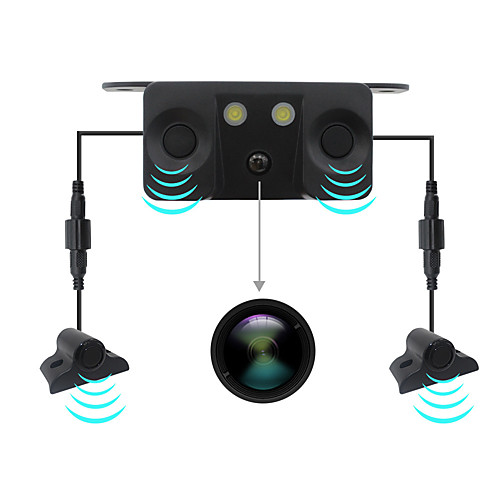 

PZ623 N / A Wireless Rear View Camera Waterproof / 360° monitoring for Car Reversing camera