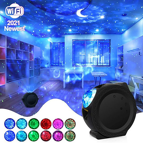 

Star Projector 3-in-1 LED Night Light Projector with Moon Star Nebula Cloud Touch&Voice Control LED Projector Lights Sky Projection Lamp