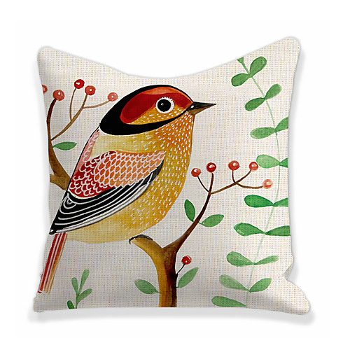 

Double Side Cushion Cover 1PC Faux Linen Soft Decorative Square Throw Pillow Cover Cushion Case Pillowcase for Sofa Bedroom Superior Quality Machine Washable Outdoor Cushion for Sofa Couch Bed Chair