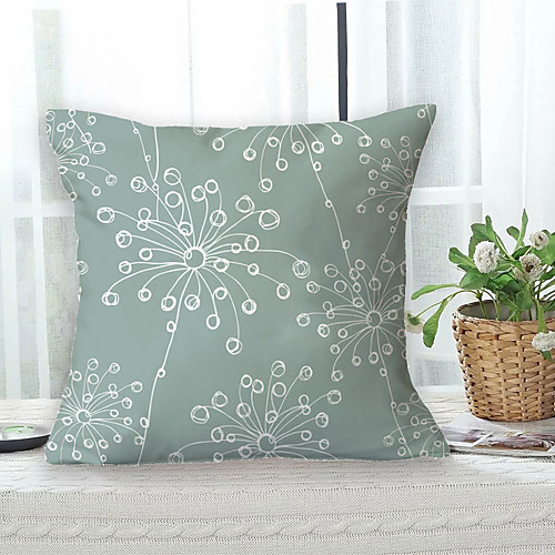 

Pastoral Green Double Side Cushion Cover 1PC Soft Decorative Square Throw Pillow Cover Cushion Case Pillowcase for Sofa Bedroom Livingroom Outdoor Superior Quality Machine Washable Outdoor Cushion for Sofa Couch Bed Chair