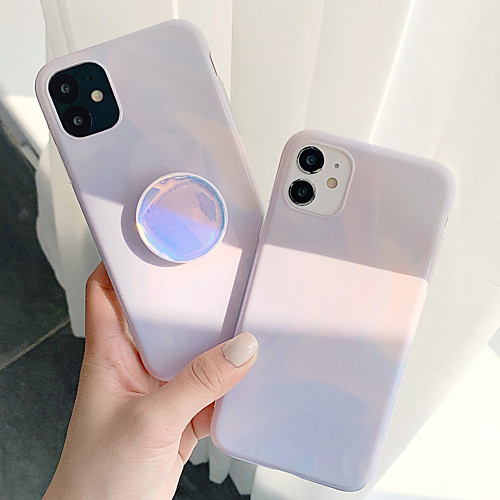 

Phone Case For Apple Back Cover iPhone 12 Pro Max 11 SE 2020 X XR XS Max 8 7 Shockproof Dustproof with Stand Color Gradient TPU