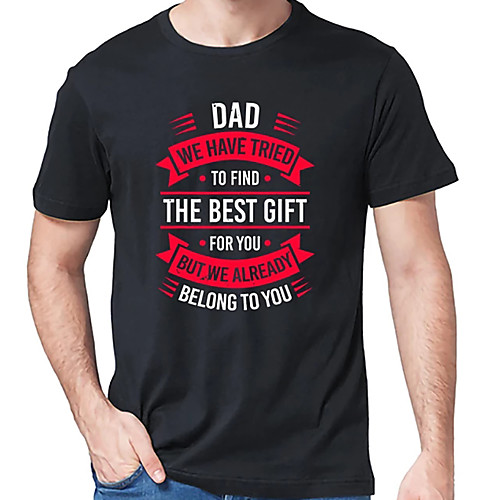

Men's Unisex Tee T shirt Hot Stamping Graphic Prints Letter Plus Size Print Short Sleeve Casual Tops Cotton Basic Designer Big and Tall Black