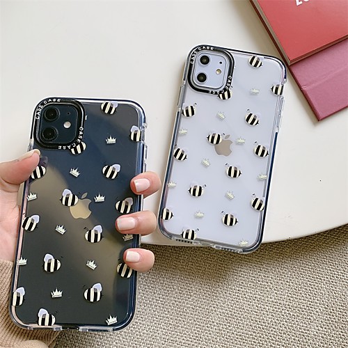 

Phone Case For Apple Back Cover iPhone 12 Pro Max 11 SE 2020 X XR XS Max 8 7 6 Shockproof Dustproof Transparent Geometric Pattern TPU