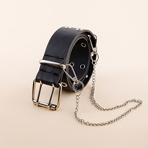 

Women's Waist Belt leatherette Alloy Belt Solid Colored / Party / Work