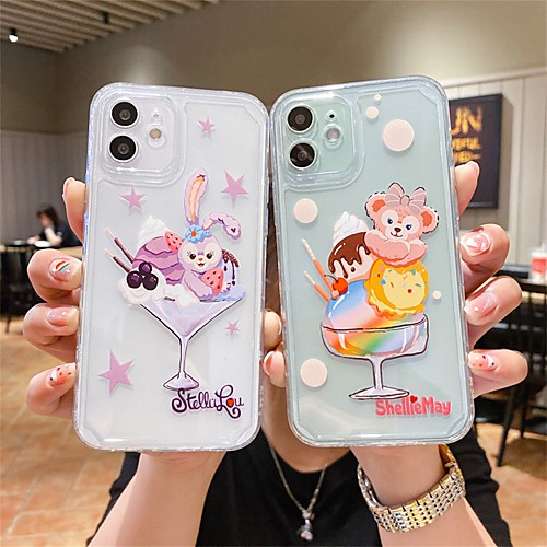 

Phone Case For Apple Back Cover iPhone 12 Pro Max 11 SE 2020 X XR XS Max 8 7 Shockproof Dustproof Cartoon TPU