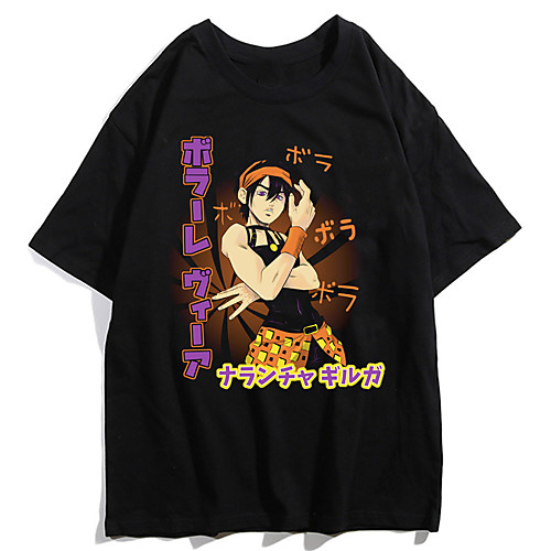 

Inspired by JoJo's Bizarre Adventure JOJO Anime Cartoon Polyester / Cotton Blend Print Harajuku Graphic Kawaii T shirt For Women's / Men's