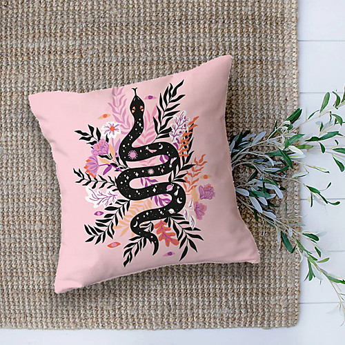 

Fantasy Floral Double Side Cushion Cover 1PC Soft Throw Pillow Cover Cushion Case Pillowcase for Sofa Bedroom Livingroom Superior Quality Machine Washable Outdoor Cushion for Sofa Couch Bed Chair