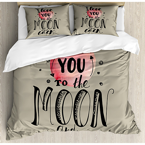 

3-Piece Duvet Cover Set Hotel Bedding Sets Comforter Cover with Soft Lightweight Microfiber Include 1 Duvet Cover 2 Pillowcases for Double/Queen/King(1 Pillowcase for Twin/Single)