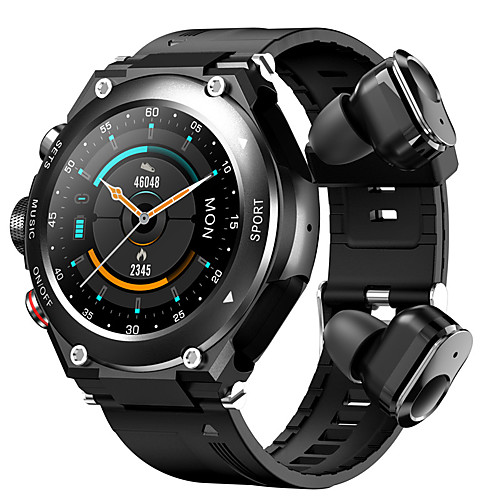

T92 Men's Smartwatch Fitness Running Watch Bluetooth Heart Rate Monitor Blood Pressure Measurement Calories Burned Thermometer Health Care Stopwatch Pedometer Call Reminder Activity Tracker Sleep