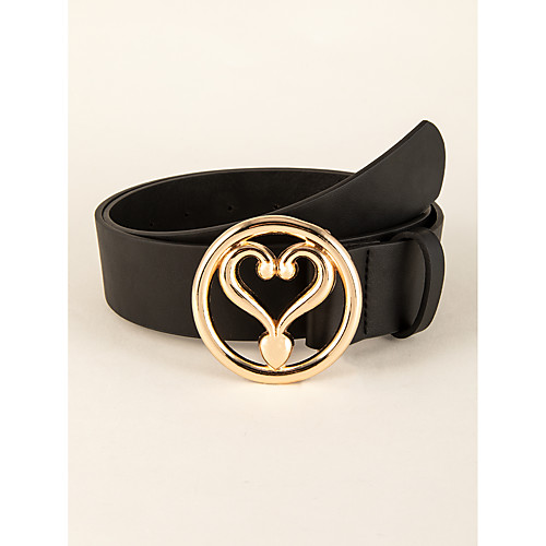 

Women's Waist Belt Daily Dress Black Belt Solid Colored / Work