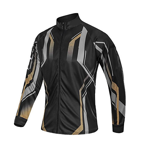

CAWANFLY Men's Fishing Jacket Outdoor Long Sleeve UPF50 Quick Dry Waterproof Zipper Lightweight Breathable Jacket Top Autumn / Fall Spring Athleisure Fishing Camping & Hiking Black / Micro-elastic