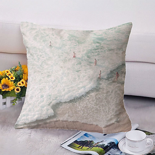 

Ocean Double Side Cushion Cover 1PC Soft Decorative Square Throw Pillow Cover Cushion Case Pillowcase for Bedroom Livingroom Superior Quality Machine Washable Outdoor Cushion for Sofa Couch Bed Chair Beach Theme
