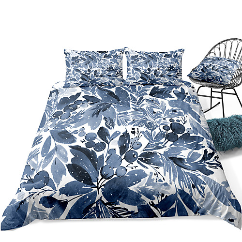 

Duvet Cover Sets 3 Piece Rayon / Polyester 3D Rainbow Reactive Print Bohemian Style